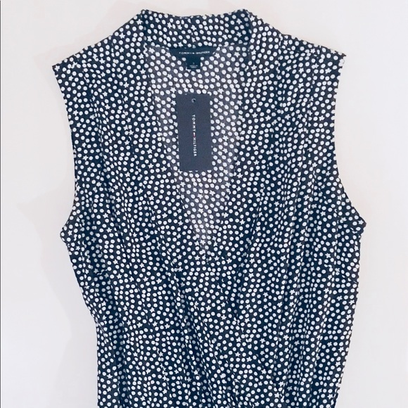 Tommy Hilfiger Navy Romper with Stars Size 2 NWT! - Picture 2 of 6